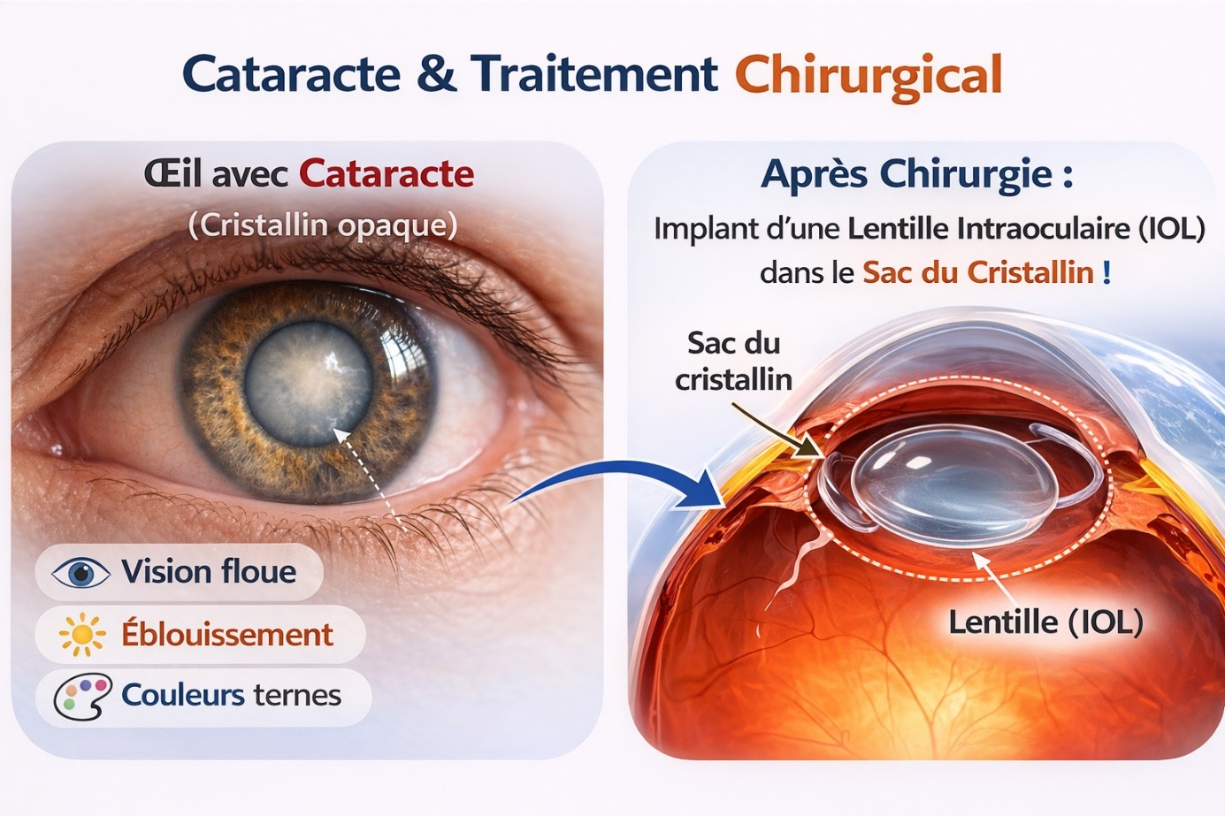  Cataracte : signes, causes et traitement
